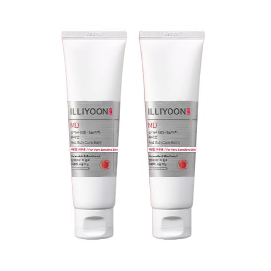 Illiyoon MD Red‑Itch Cure Balm Soothing Relief & Hydration 60ml × 2