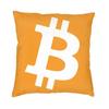 Minatore Blockchain Criptovaluta Decorativo Federa Cuscino Quadrato Cuscino Bitcoin