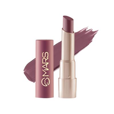 MARS Creamy Matte Long Lasting Lipstick for Women | Creamy Lipstick | Single Swipe Application | Smooth & Light Weight (3.2 Gm) (17-Sultry Samba)
