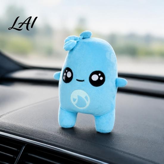 Decorative Bedside Pillows Game Plush Toy Blue Water Drop And White Cloud Cute Car Interior Ornaments Pillow Soft Stuffed Animal for Desk