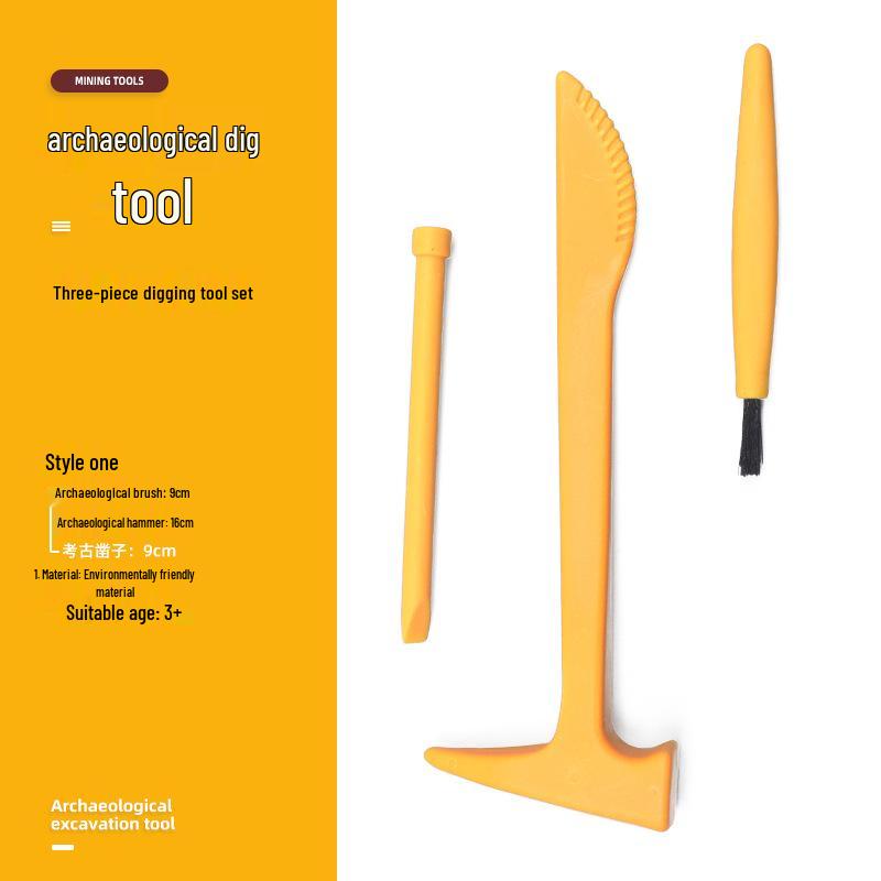 Archaeological Dig Toy Set: Excavation Tools & Accessories for Treasure Hunting