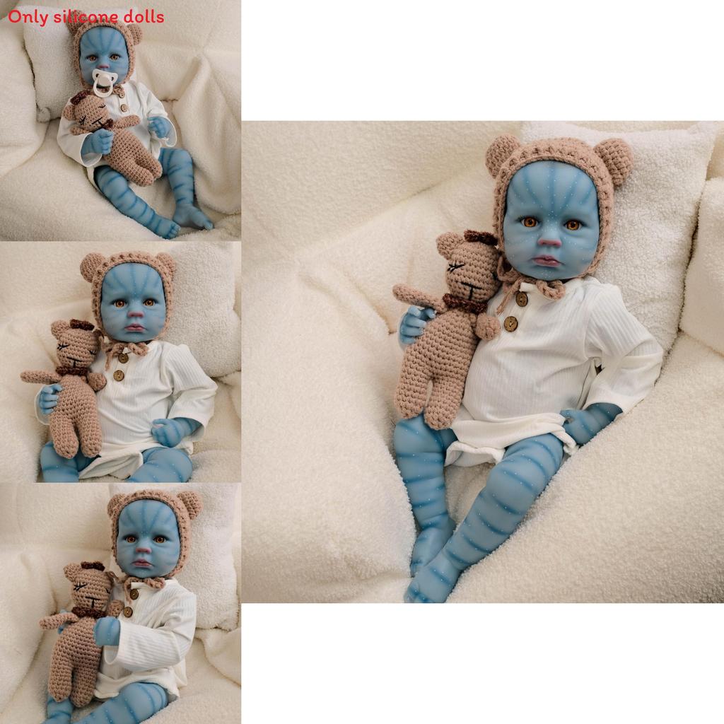Avatar Style Silicone Baby Doll Realistic Newborn For Collectors And Gift Enthusiasts