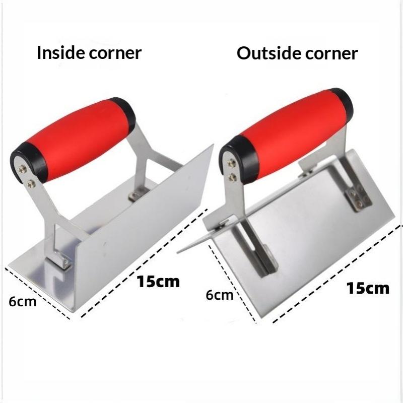 Drywall Corner Tool Outside / Inside Corner Knife Stainless Steel Corner Trowel For Drywall Gyprock Plasterboard