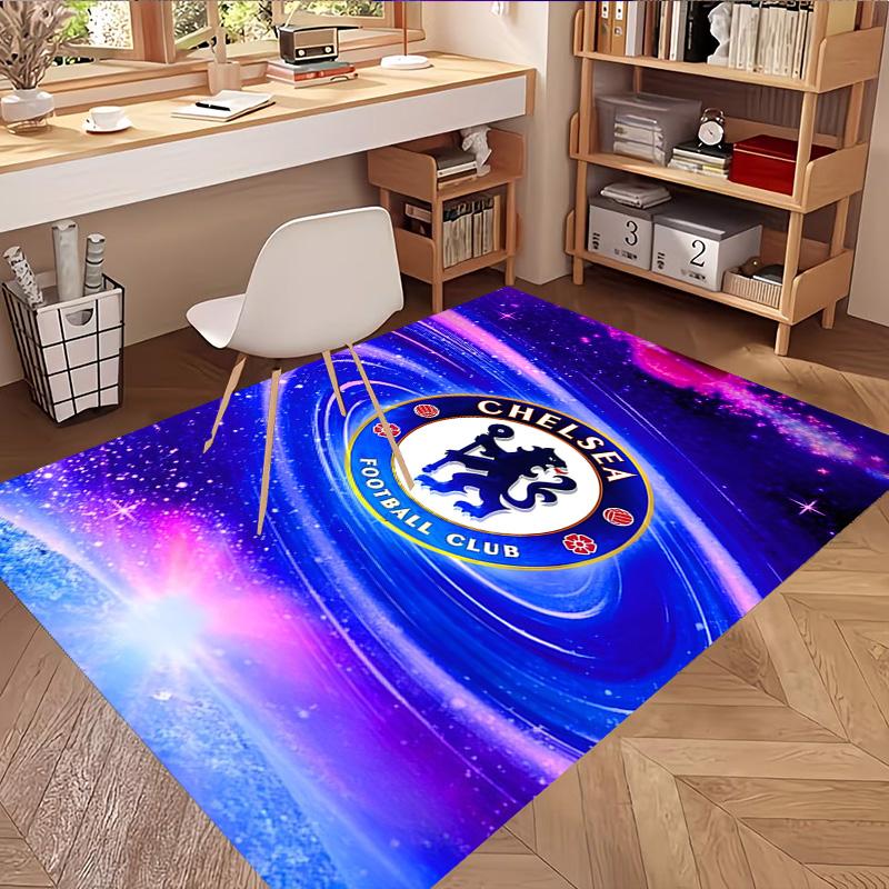 Chelsea F.C Print Rug, Washable Floor Carpet, For Entryway Dorm Laundry Room Office Study, Home Decor Birthday Christmas Gift