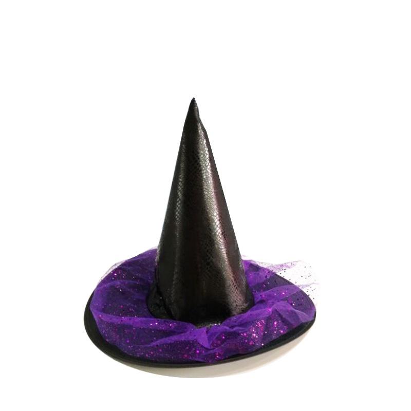 Rose Witch Hat In Red Black And Purple Perfect For Halloween Party And Costume