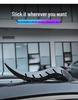 Dragon Horn Carbon Fiber Car Roof Ornament Spoiler Fin for Various Models