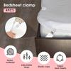 4Pcs Bed Sheet Straps Adjustable Elastic Length Bed Sheet Holders Mattress Clip Fasteners Cover Blankets Grippers Fixing Bedding