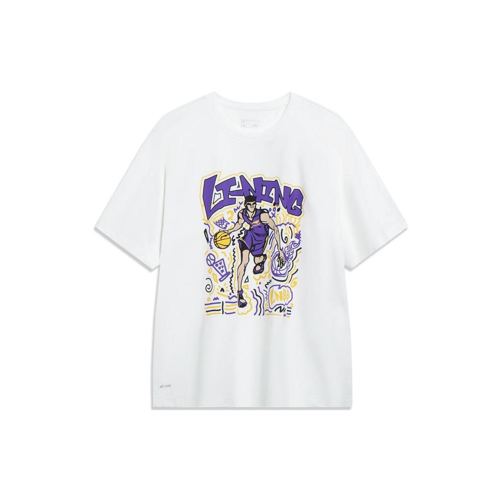 Li Ning Sports Fashion Collection T Shirt Men's White AHST569-1
