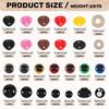 BHBL 1040PCS Safety Eyes and Noses, Safety Eyes for Crocheting, Colorful Doll Crochet Eyes with Washers for Plush Animal