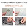 50ml Multifunctional Fabric Glue Washable Fabric Adhesive Waterproof Permanent Fabric Bonding Glue for Clothing Repairs