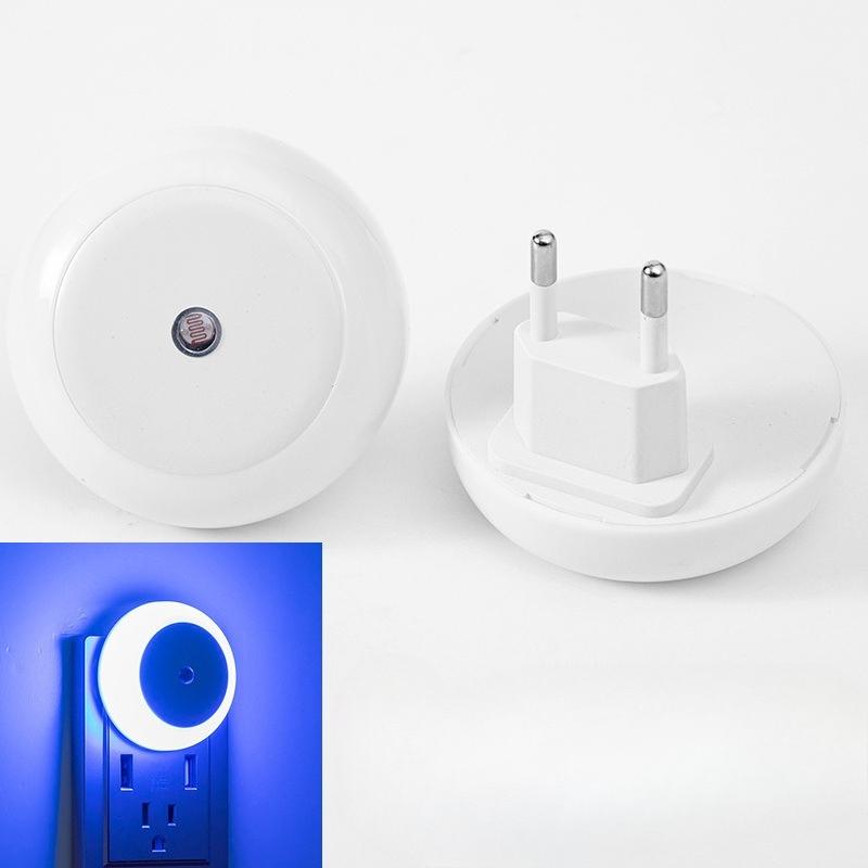 Plug In Light Controlled Sensor Smart Night Light With  Control Switch Suitable For Corridors, Bedrooms, Children's Rooms, Kitchens Stairs.