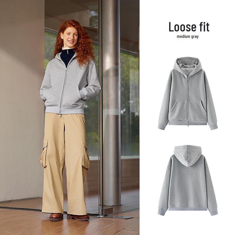 Semir Women's Loose Fit Fleece Hooded Jacket