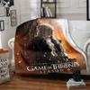 1pc Game of Thrones Season 8 Flannel Blanket Soft Warm Throw for Home, Office, Travel, All-Season Cozy Bedding GiftL1021