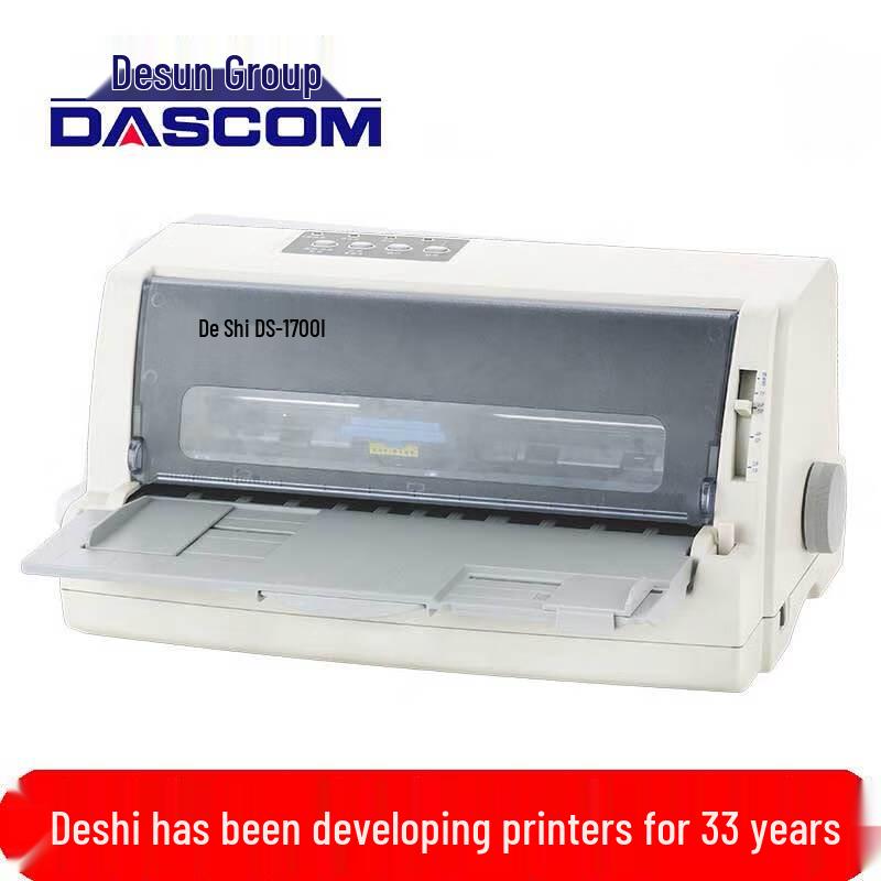 DASCOM DS-1700II+ Dot Matrix Printer CN Plug (adapter Included)
