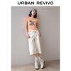 UR Women's Bohemian Beaded Wide-Leg Cropped Pants