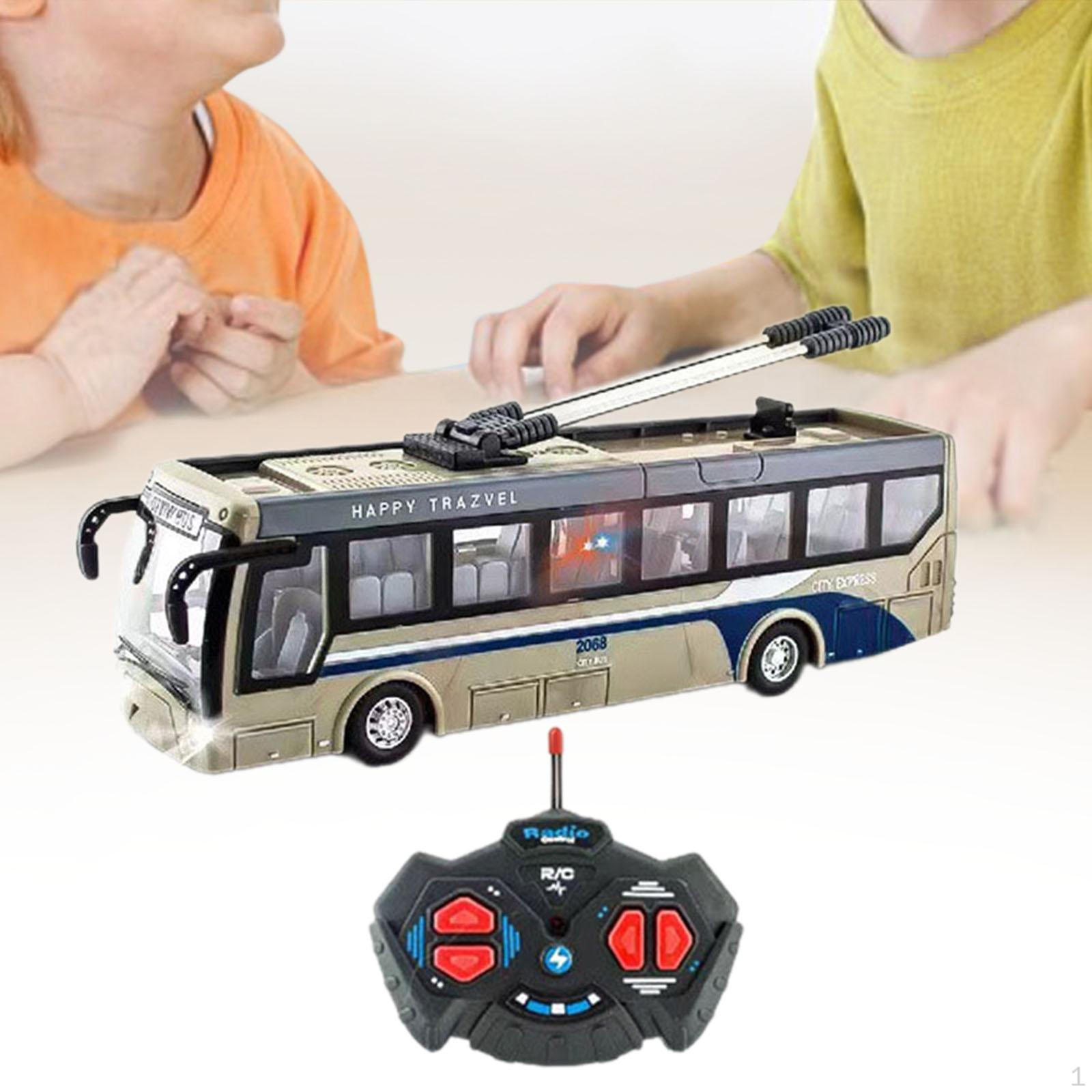 

Пульт дистанционного управления Play Bus Radio 1/32 Реалистичные огни 27 МГц Электронная школа грузовиков gold short