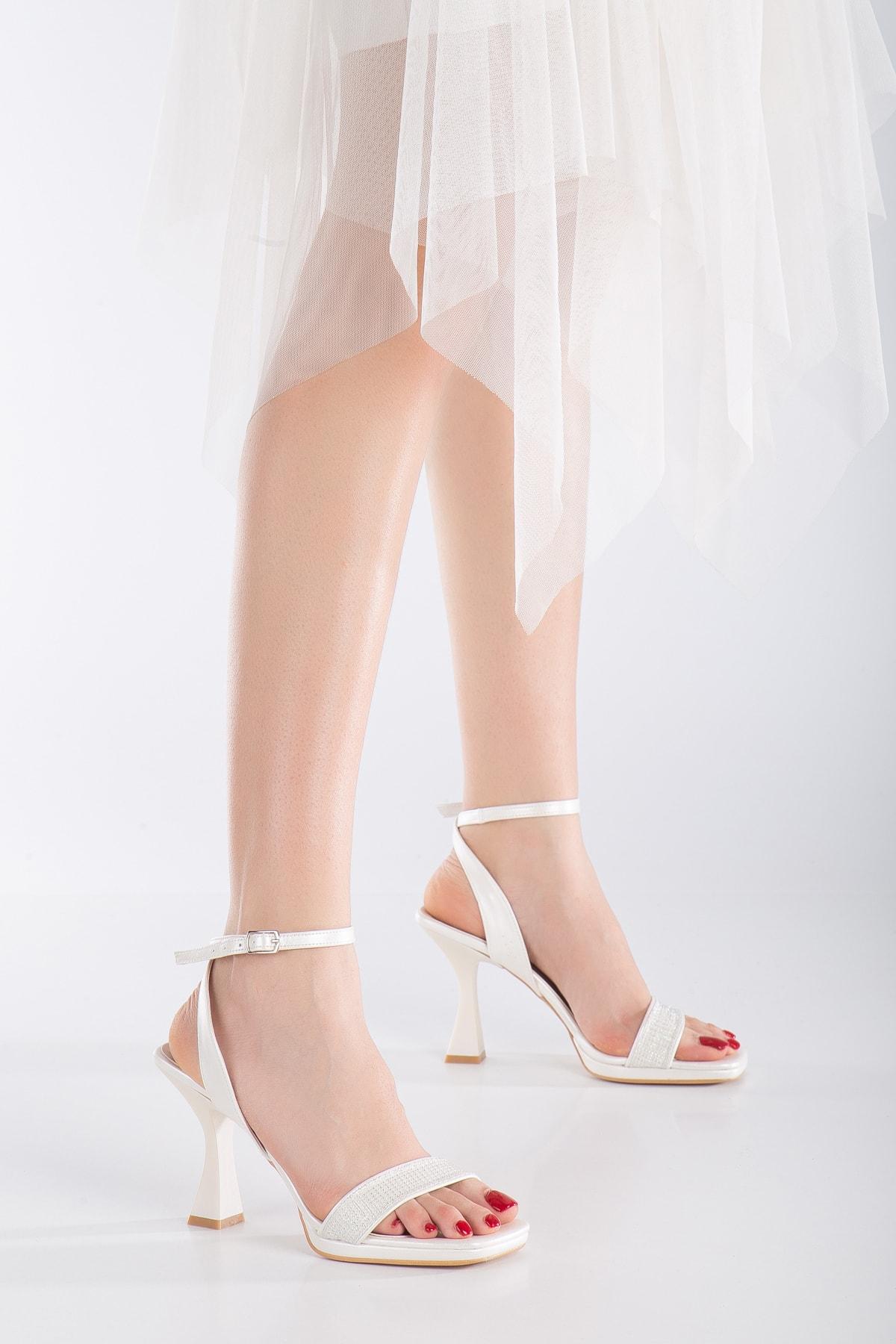 

Женская модная обувь на каблуках угловой формы жемчужного цвета, свадебное платье, вечерняя модельная обувь