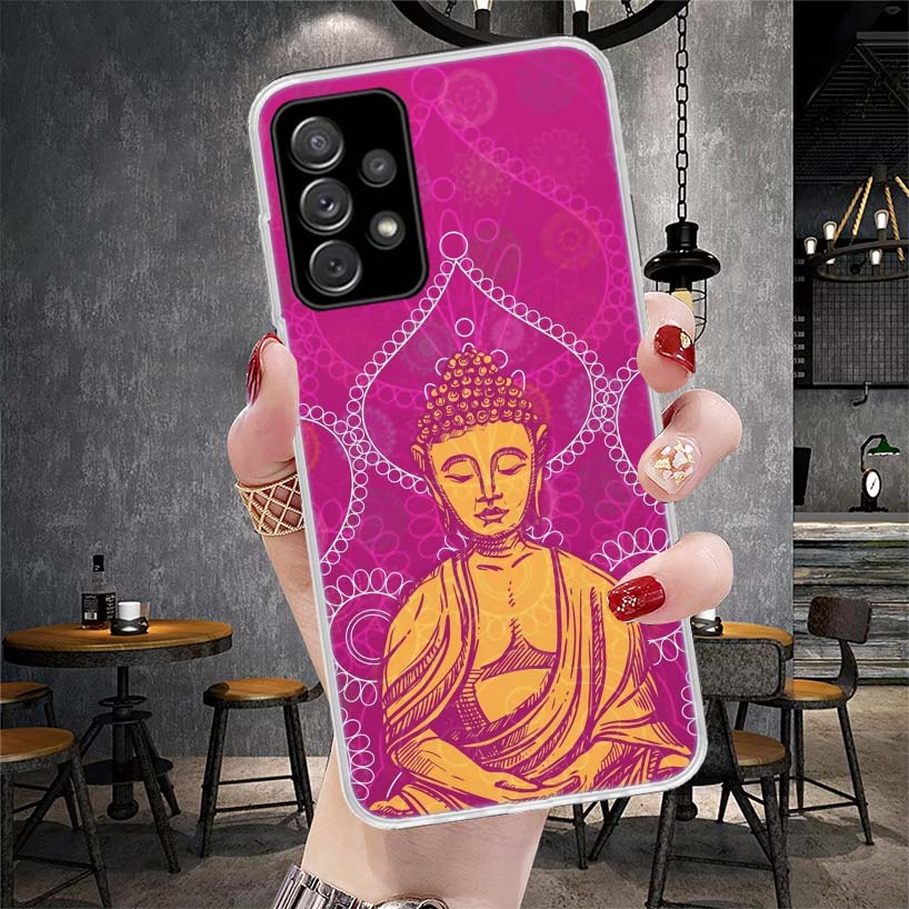 Gautama Buddha Budha Belief Soft Phone Case For Samsung Galaxy A12 A22 A32 A52 A72 A02S A51 A50S A71 A70 A31 A20S Note 20 Ultra