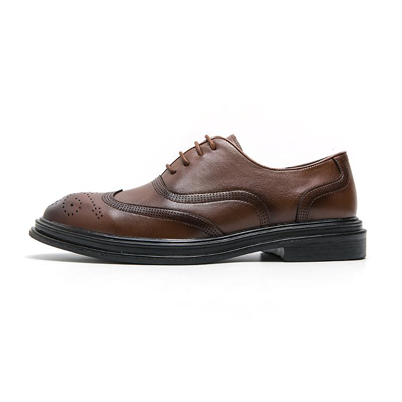 Fashion Leather Shoes Man Casual Loafers Luxury Design Slip on Male Dress Shoes Leisure Style Big Size Good Wear-resistant Sole