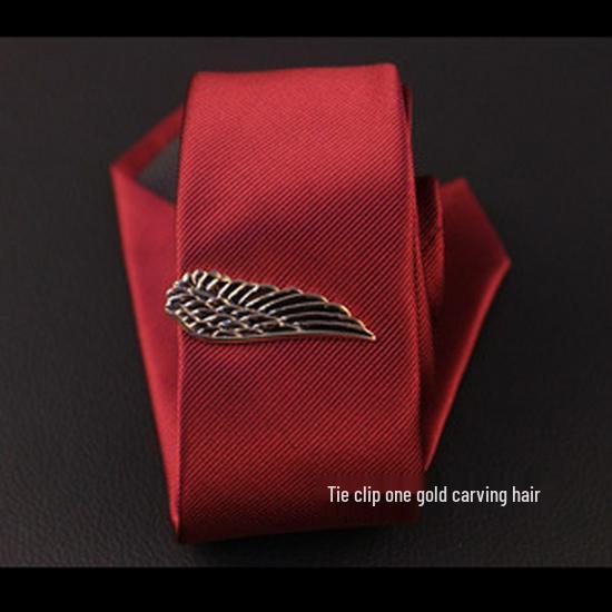 Men's Stylish Silver & Gold Tie Clip Set - Modern, Sleek Designs