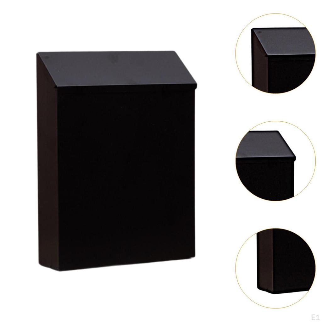 Iron Wall Mounted Mailbox for Office, Gate, Porch, Newspaper Holder, Sturdy And Practical