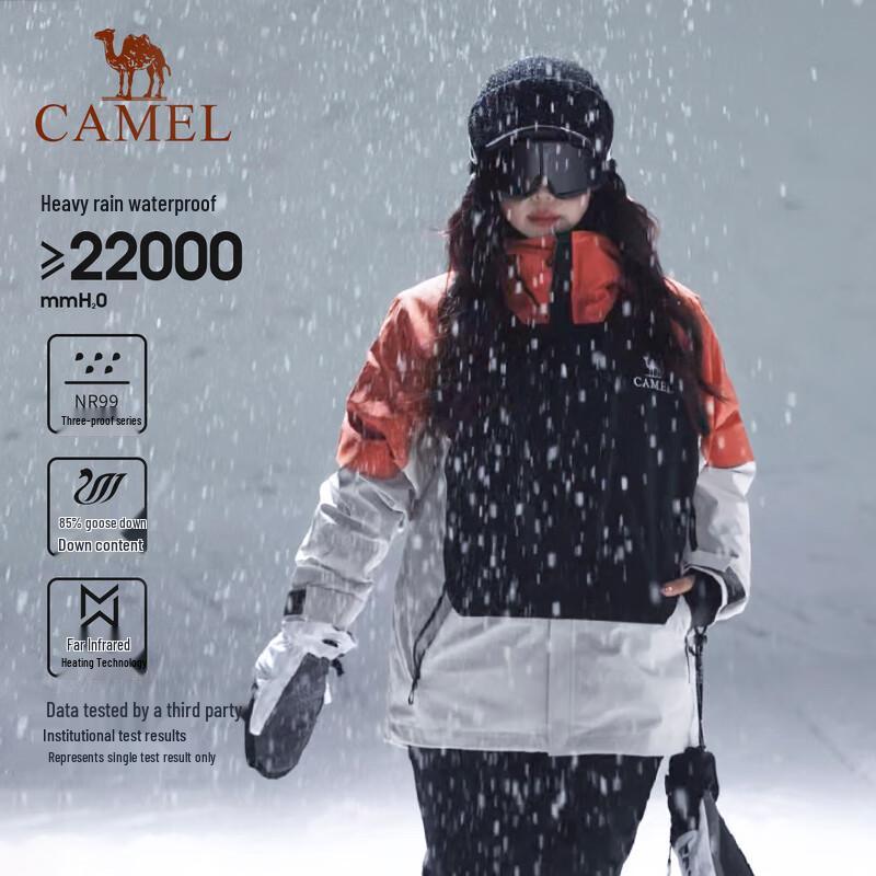 Camel Wang Junkai Signature 3-in-1 Goose Down Ski Jacket
