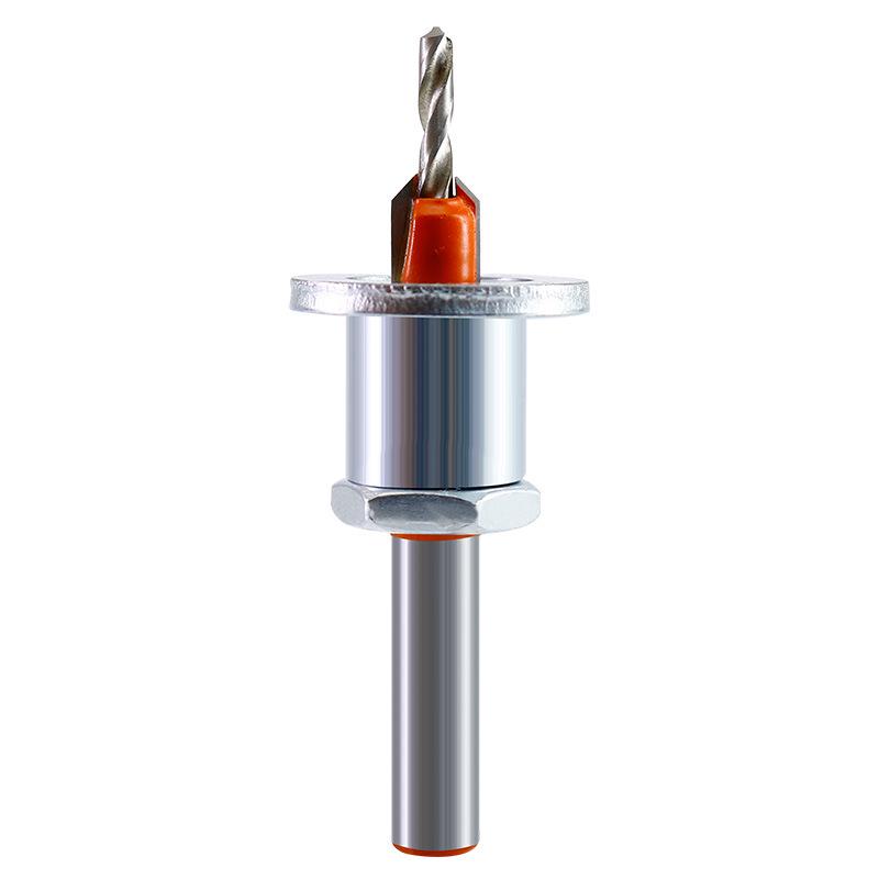 Alloy Countersink Drill Head with Limiter for Woodworking and Screw Installation