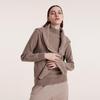GOELIA 100% Cashmere Half-High Neck Seamless Sweater