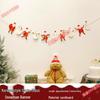 Christmas Theme Jewelry Store Decoration: Felt Garland & Tree Banner for Wall