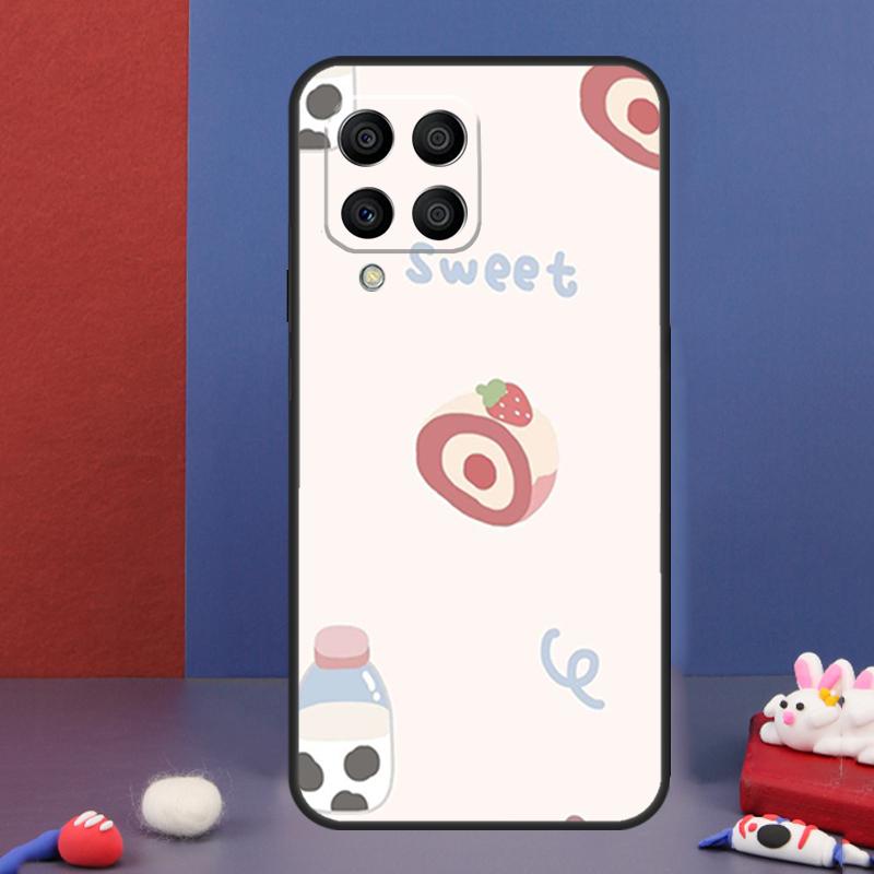 Milk Cow Skin Print Luxury Case For Samsung Galaxy M32 M52 M12 M16 M14 M54 M13 M33 M53 M56 M36 M31 M11 M35 M55 M15 M06