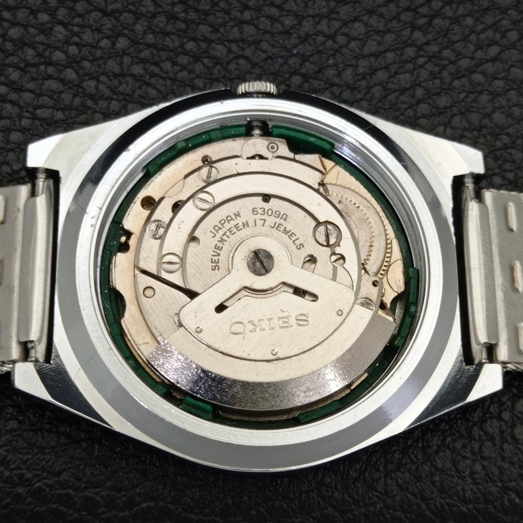 JAPAN VINTAGE REFURBISHED SEIKO 5 AUTOMATIC 6309A MENS BLUE DIAL WATCH a441385-5 Sk-a441385