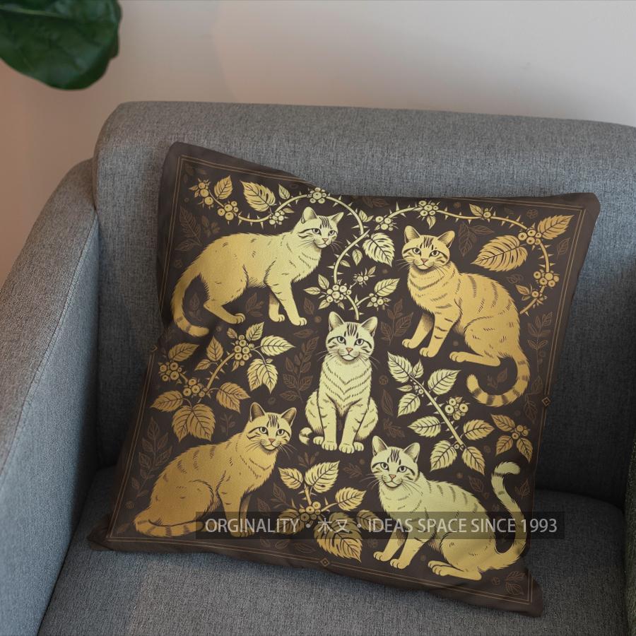 2D Exquisite Leopard Pattern Decorative Pillow Cover Pattern Cushion Cover Suitable For Sofa Bedroom Car Pillow Cover