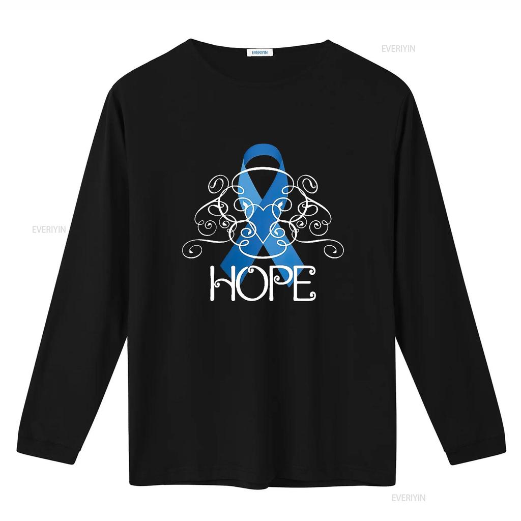 Hope Colon Cancer Awareness Women s T Shirt Black vintage Washed Soft designer clothes Breathable fashion Top For Everyday Wear