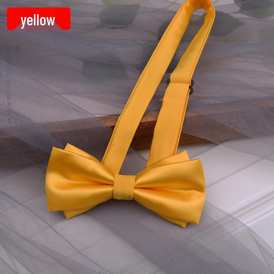 

Мужская формальная и повседневная бабочка для свадеб, вечеринок и бизнеса - Идеально подходит для жениха или шафера жёлтый
