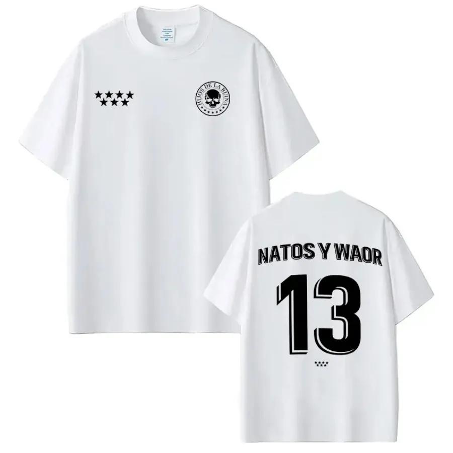 Pop Rapper Nato Y Waor Merch Cotton T Shirt Short Highend Luxury Unisex Style Both Of Unisex And Unisex