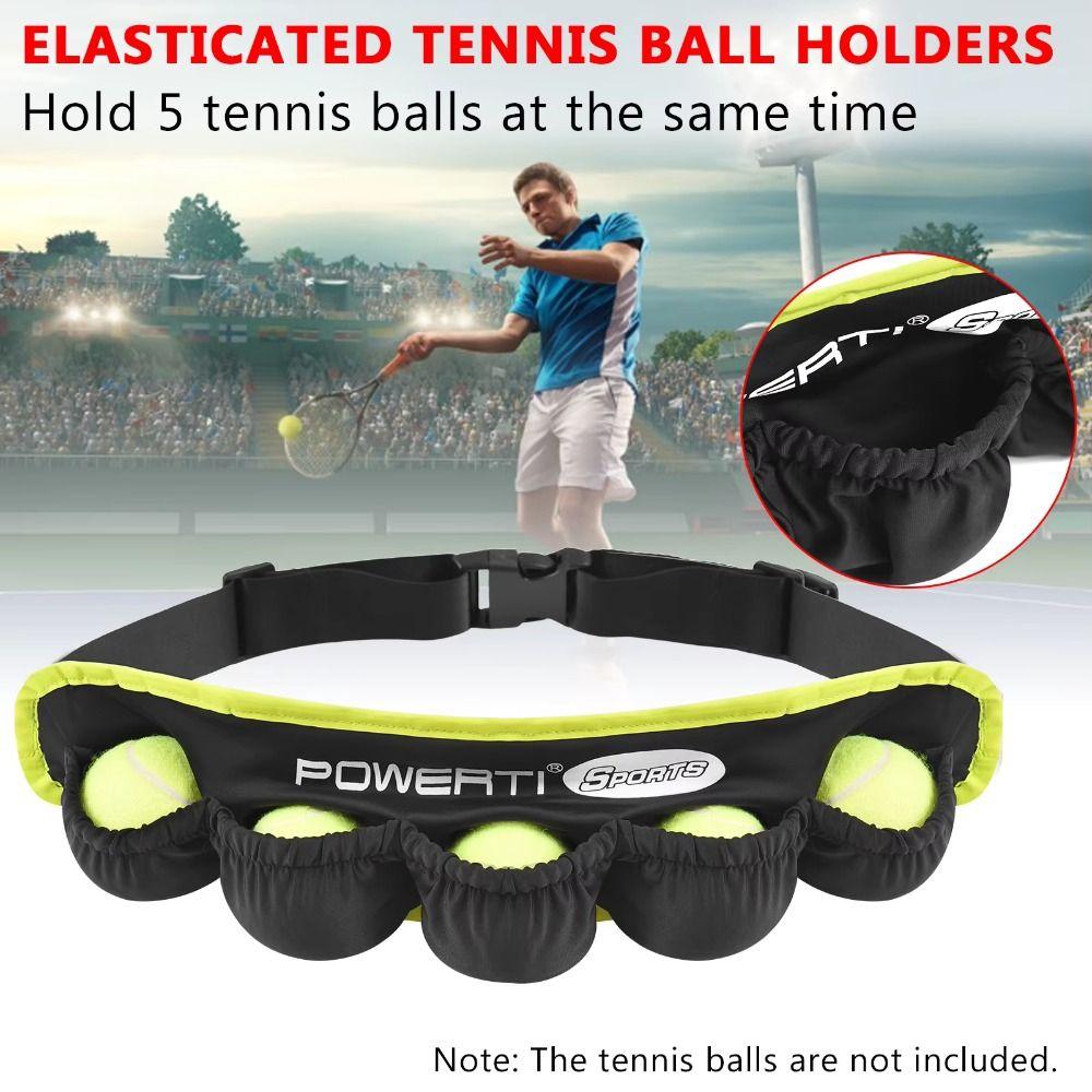 Elastic Pouch Tennis Ball Bag Fanny Pack Waist Bag Tennis Tennis Balls Holder  Tennis Supplies