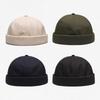 Unisex Einfarbig Matrosen Biker Mütze Herren Verstellbar Lässige Krempenlose Schädel Schlaufen Beanie Mütze Einfarbig Herren Mütze Sommer Damen Hüte