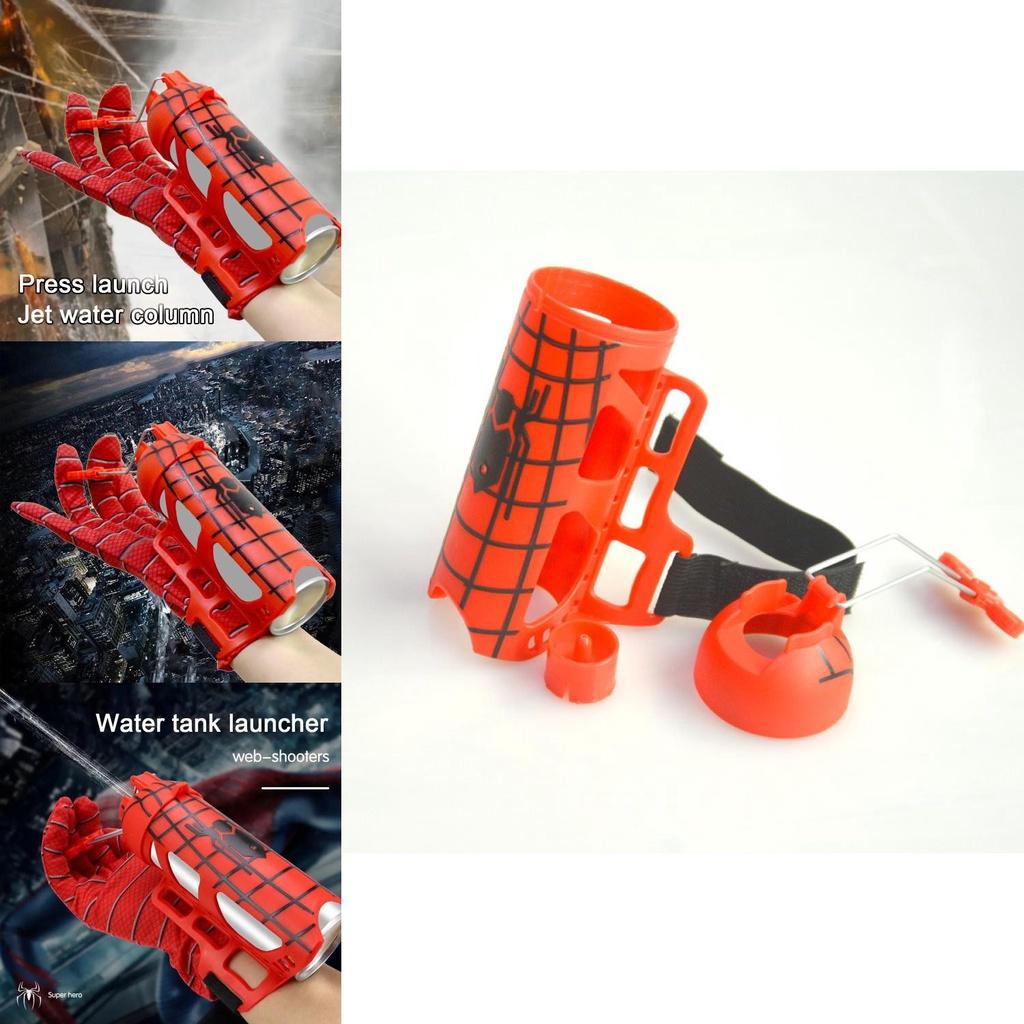 Spinnenseide Shooter Spielzeughandschuhe für Kinder Halloween Rollenspiel mit Seidensprühfunktion