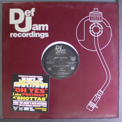 12-Zoll-Schallplatte JUELZ SANTANA - Oh Yes (auch bekannt als Postbote) / Shottas DEFR164651 Def Jam Recordi 2005 US Rap & Hip-Hop/R&B Gebraucht