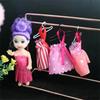 SANJAOYEE Doll 40mm Miniature Clothes Hanger Clothing Accessory for Doll BJD Doll Cute Hangers, 10-Piece Set, Rack, Rack, Dress-Up Clothes, Clothes,