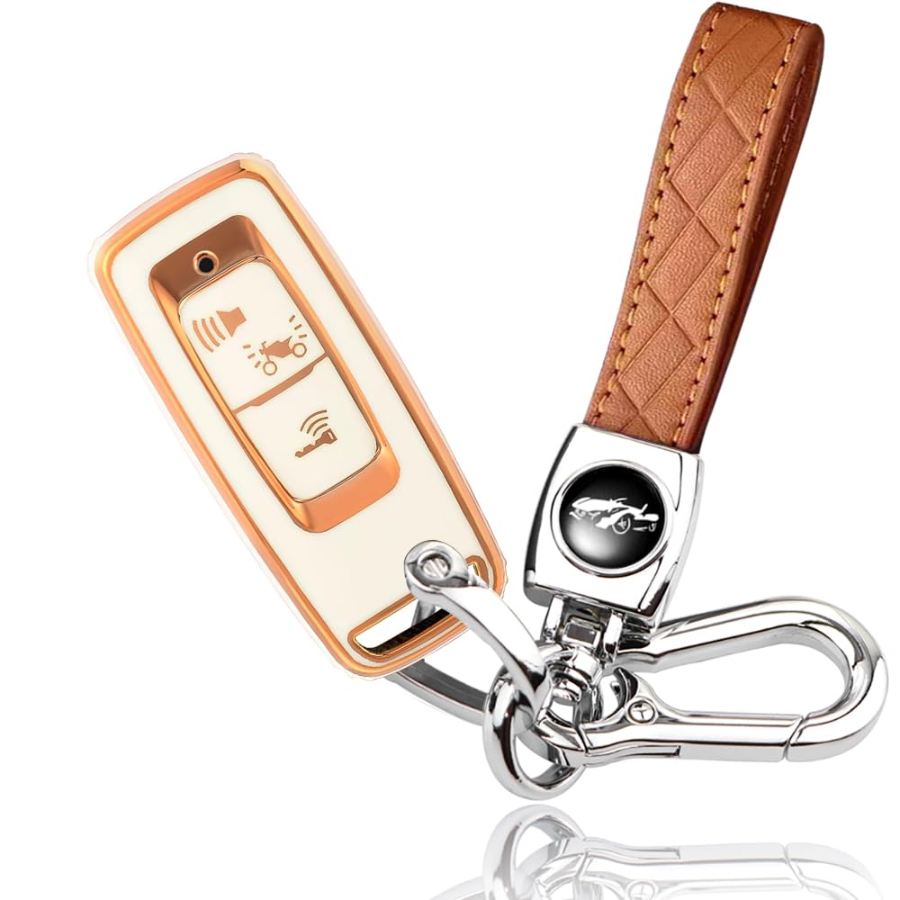 

Ёсинари Хонда Специальный чехол для ключей Чехол для ключей Брелок для ключей для honda PCX JK05 PCX160 For Honda Motorcycles белый