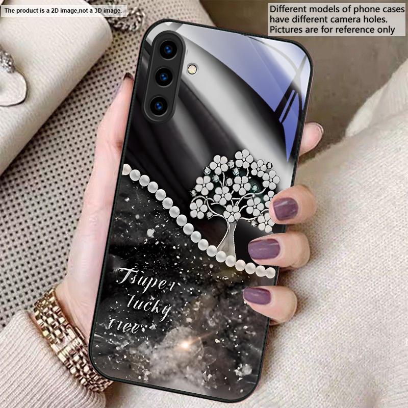 

Загадочный фиолетовый градиент Для Samsung S26 S22 S8 9 10 S20 Ultra S21 Pro S22 Plus S23 FE S24Ultra S25 Edge S24+ Стеклянный чехол для телефона Galaxy S26