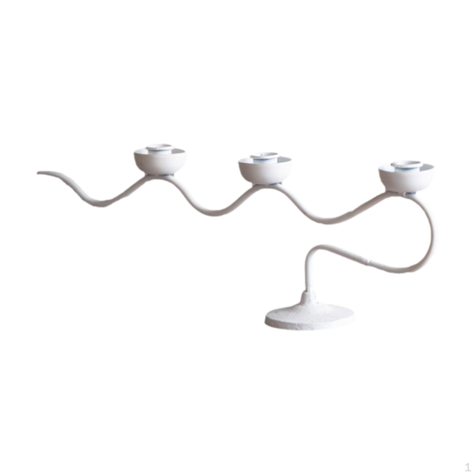 

Художественный канделябр, домашний декор, подсвечник-колонна для вечеринки в честь Дня благодарения Solid White