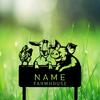 Custom Metal Farm Sign with Chicken Pig Goat for Yard Garden Porch Decor with Stake