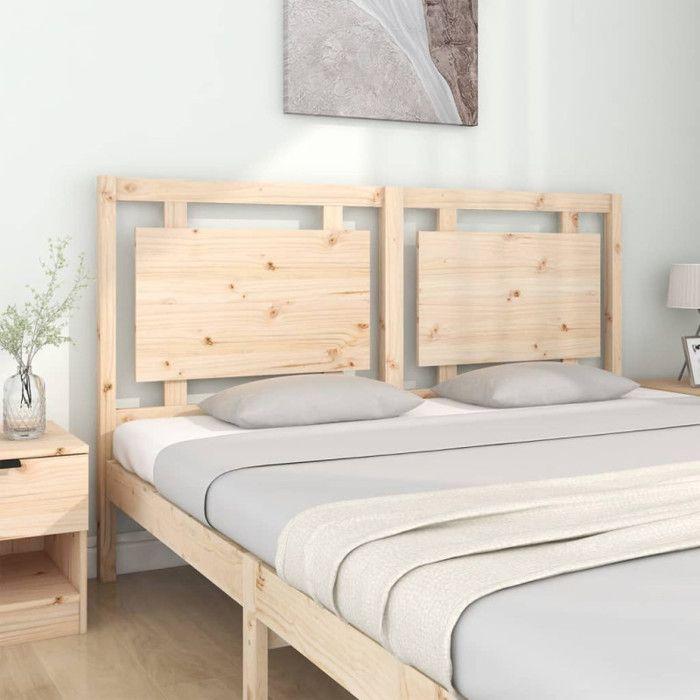 VidaXL Headboard 165.5x4x100 Cm Solid Pine Wood 817950