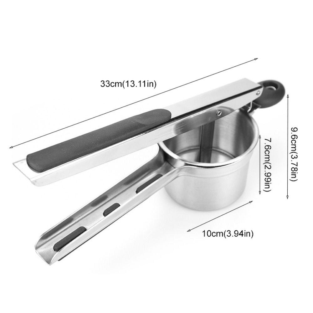 Hand Press Juice Squeezer Stainless Steel Spaghetti Presser Durable Potato Masher  Baking