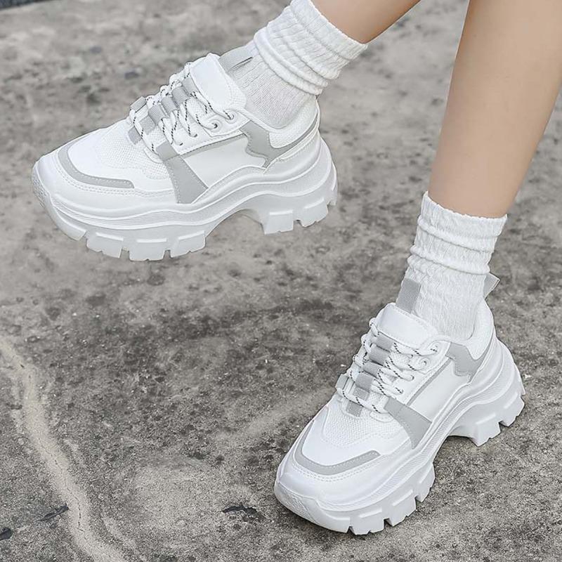 Autumn New Women Casual Shoes Tennis Sneakers 2025 Fashion Hot Sale Woman Comfortable Platform Vulcanized Shoes Zapatos De Mujer