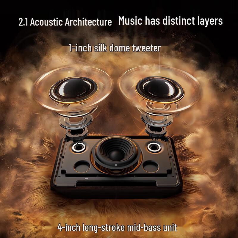 EDIFIER M330 II Retro Portable Bluetooth Speaker CN plug (adapter included)