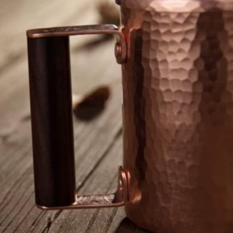 Vintage Copper Coffee Mug Handmade Moscow Mule Portable 450ml Tea Mug Drinkware for Hot and Cold Water Cup Kitchen Restaurant