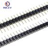 5PCS 1*40Pin 2.54MM Pitch Single Row Female/Male SMD Straight Needle Round Hole Pin Header Copper Foot Gold-Plated